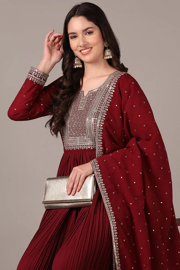 Festive Wear Anarkali Set for Diwali/Festive Wear