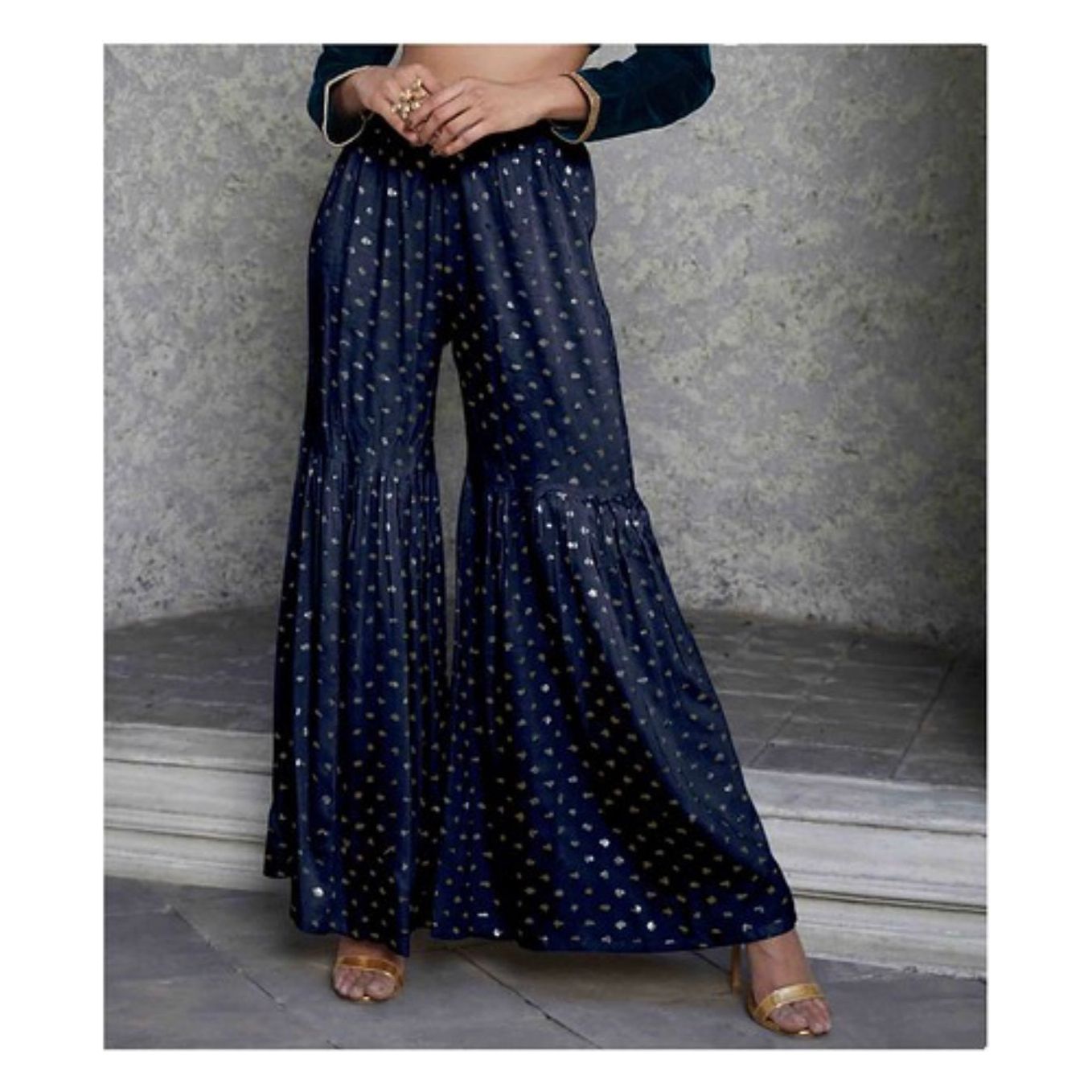 Sharara Bottoms/ Pants/ Indo Fusion Wear
