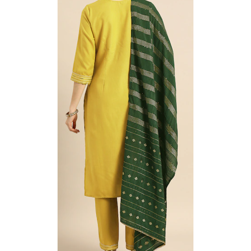 The Haldhi Bandi With Printed Kurta | Project Bandi – KYNAH