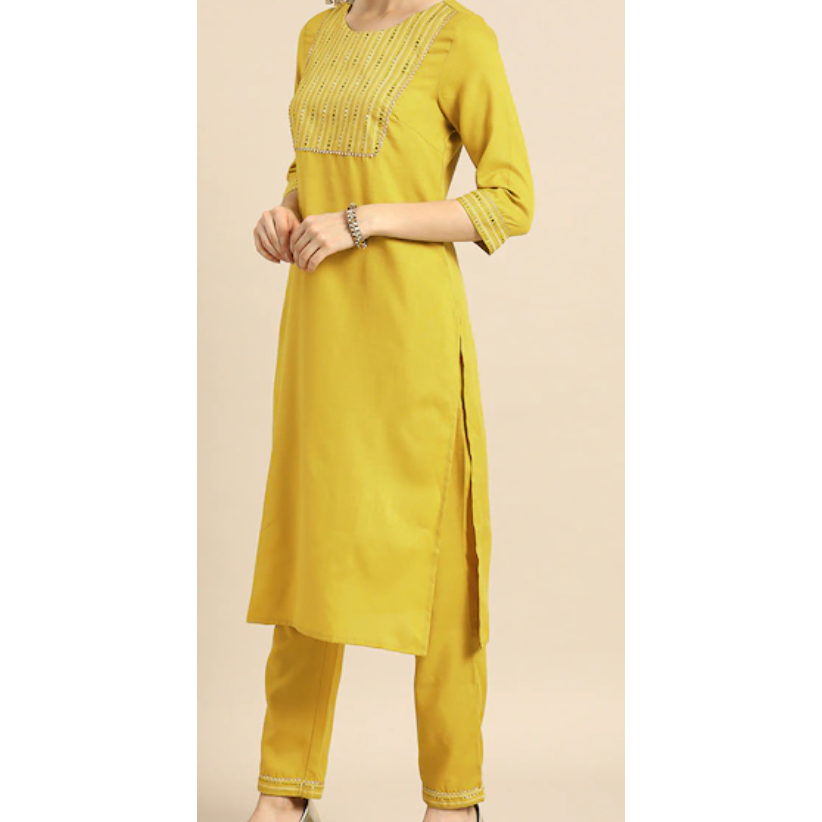 Buy Mind blowing Off White Organza Digital Print Kurta with Pants and  Dupatta - Inddus.in