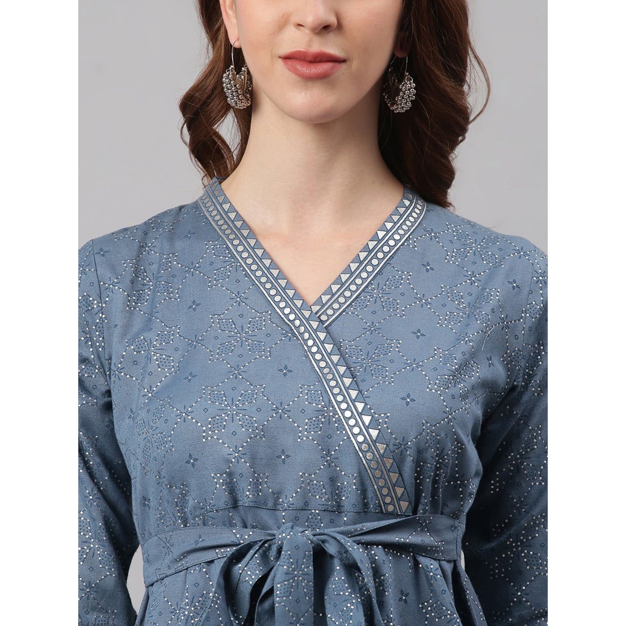 Fusion Wear Cotton Dress / Indo Western Wear Outfit for Women